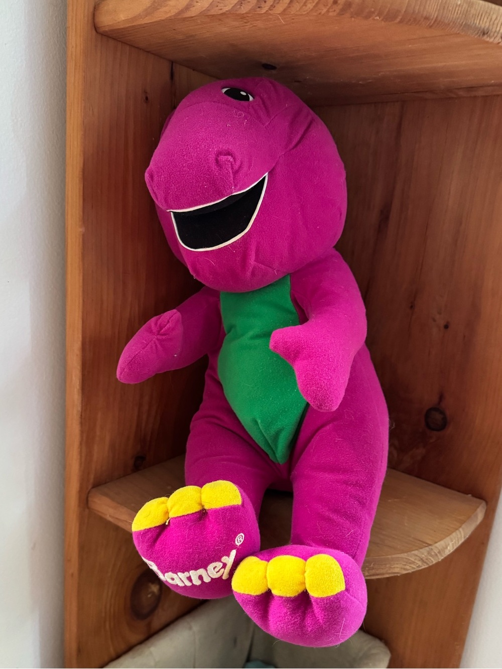 1992, 1996 playskool talking Barney doll